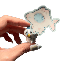 Image 1 of Fish Bunni Sticker