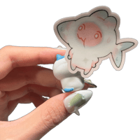 Image 2 of Fish Bunni Sticker