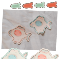 Image 4 of Fish Bunni Sticker