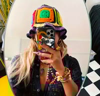 Image 1 of Colorful Crochet Bucket Hat 