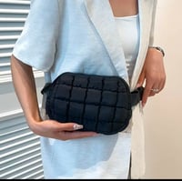 Image 2 of Small Quilted Fanny Pack/Belt Bag