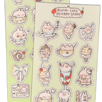 Image 3 of Cafe Bunni Sticker Sheet