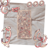 Image 2 of Ribbons Sticker Sheet