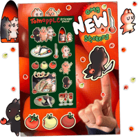 Image 4 of Tomapple Sticker Sheet