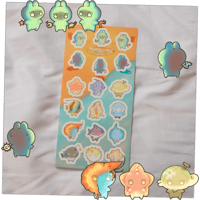 Image 2 of Fish Fish Circle Sticker Sheet