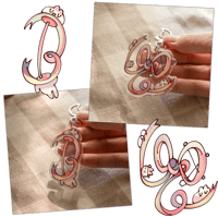 Image 2 of Ribbon Bunni Acrylic Keychain