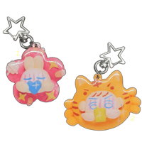 Image 4 of Clay Friends Keychain