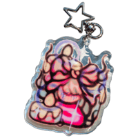 Image 1 of Candle Girl Acrylic Keychain