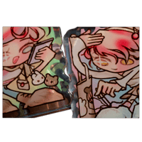 Image 1 of Cherry and Strawberry Girly Acrylic Charms