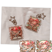 Image 3 of Cherry and Strawberry Girly Acrylic Charms