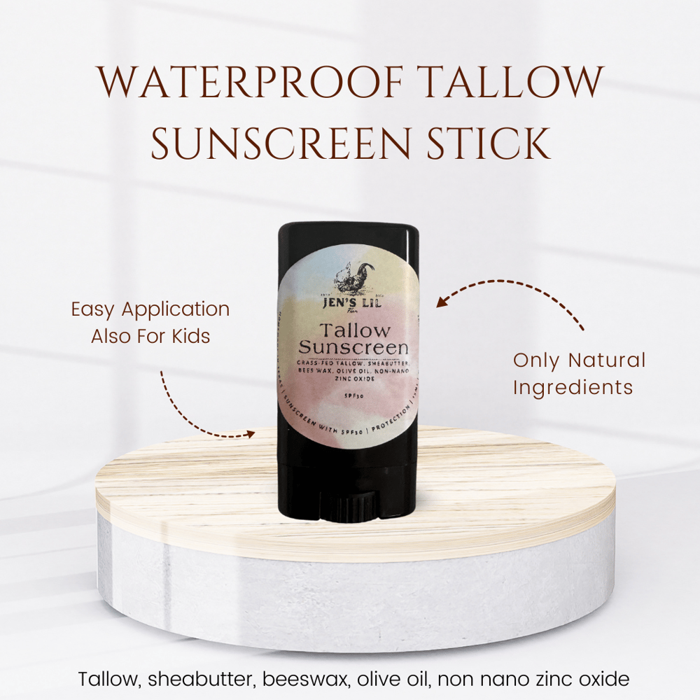 Image of Waterproof Tallow Sunscreen Stick