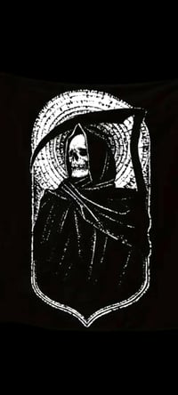 Santa Muerte Throw Blanket 
