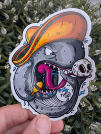 Bicheno brewing Mex whale sticker