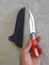 Fixed Knife Glow in the Dark with Nylon Sheath for Camping Hunting Light Absorbing Resin