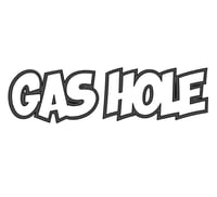 Image 1 of "Gas Hole" gas cover sticker