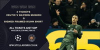 Champions league tickets & signed shirt 5225