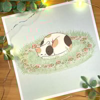 Image 2 of Mushroom Cat Print