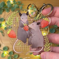 Image 2 of Strawberry Possums Charm