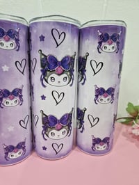 Image 4 of Kuromi Köpfe Tumbler | Trinkbecher| Thermo| Sanrio