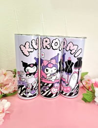 Image 1 of Kuromi Kawaii Tumbler | Trinkbecher| Thermo| Sanrio