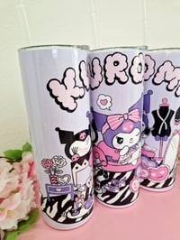 Image 3 of Kuromi Kawaii Tumbler | Trinkbecher| Thermo| Sanrio