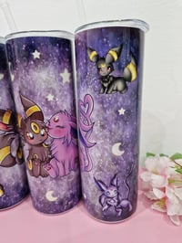 Image 4 of Evoli Entwicklungen Nachtara /Psiana Tumbler | Trinkbecher| Thermo| Pokemon