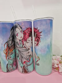 Image 5 of Tanjiro und Nezuko Tumbler | Trinkbecher| Thermo | Demonslayer