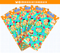 Image 1 of Birb Vinyl Sticker Sheet Set