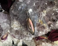 Image 4 of Antiqued Copper Labradorite Pendant