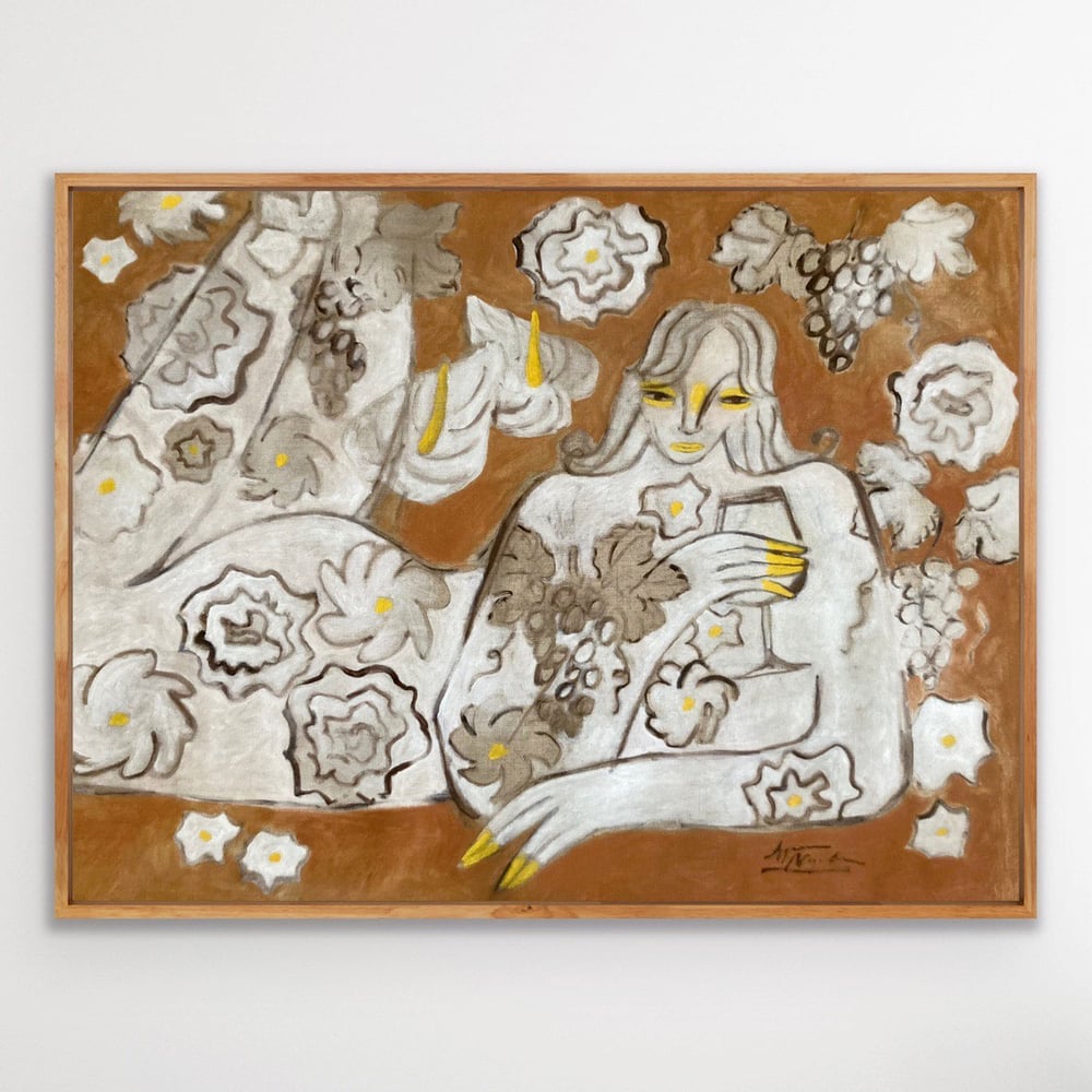 Image of 'Garden Spirit no. 20' large painting on canvas