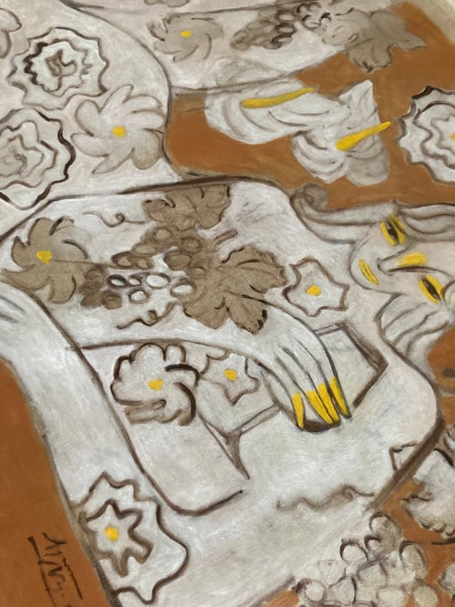 Image of 'Garden Spirit no. 20' large painting on canvas