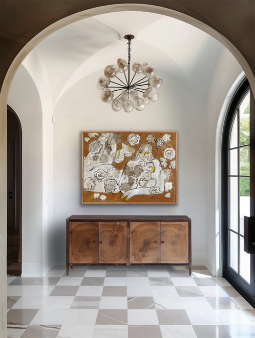 Image of 'Garden Spirit no. 20' large painting on canvas