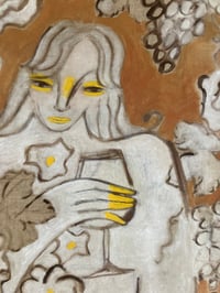 Image 2 of 'Garden Spirit no. 20' large painting on canvas