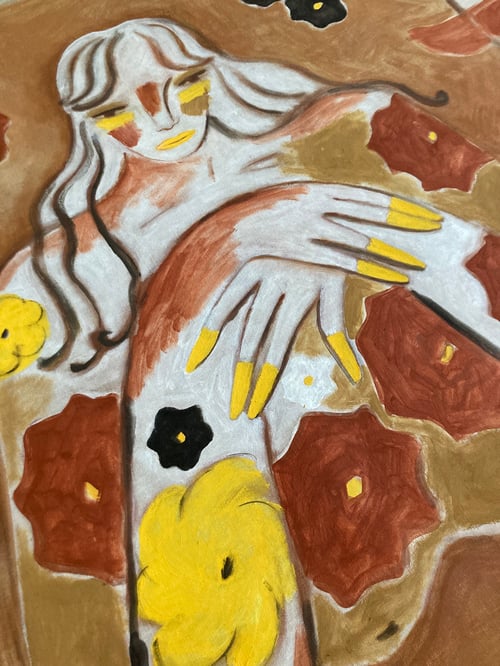 Image of 'Garden Spirit no. 21'  painting on canvas