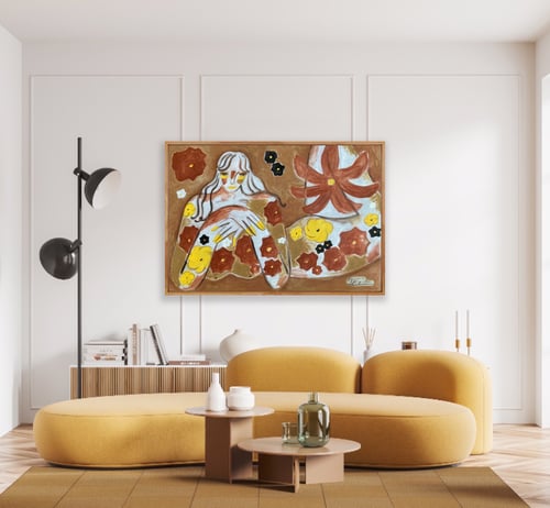 Image of 'Garden Spirit no. 21'  painting on canvas