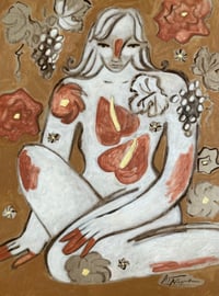 Image 2 of 'Garden Spirit no. 22' original painting on canvas