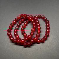 Image 1 of Dark Cherry Red Bracelet