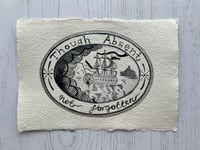 Image 1 of ‘Though Absent Not Forgotten’ Love Token painting