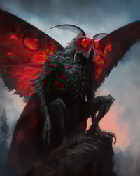 Image 3 of Mothman - Fine Art Print
