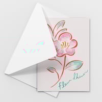 Image 4 of Carte Fleur d'hiver