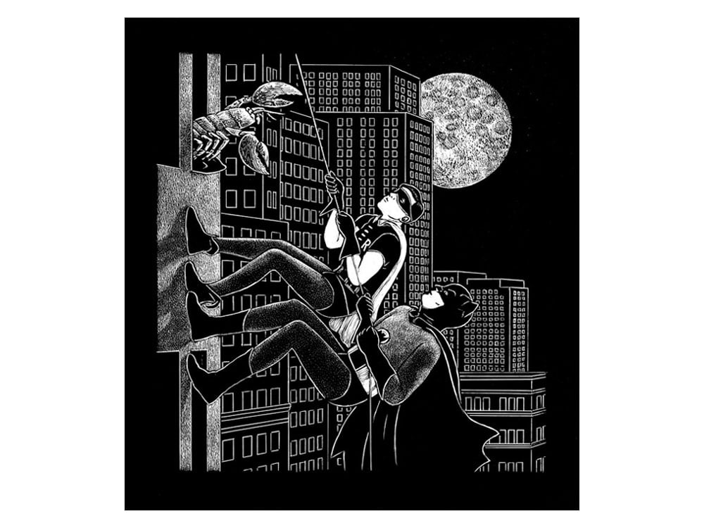 Image of SIEBDRUCK Robin & Batman (Paargespräche)