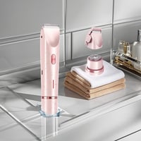 Image 1 of 2-in-1 Rechargeable Women's Shaver & Trimmer – Waterproof, Wet & Dry Use