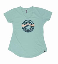 V-Neck Ladies Short -Sleeve T