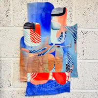 Summer heat: Textile collage