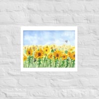 Sunflower Fields Forever Print