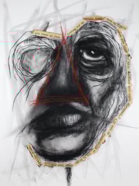 Image 4 of Empathy Shape with Human Shrapnel 16 x 20" [Archival Fine Art Print]