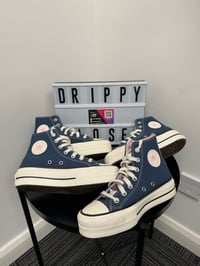 Image 1 of Womens Denim Pink High Converse