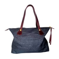 Image 1 of The Jagger Tote in Japanese Denim