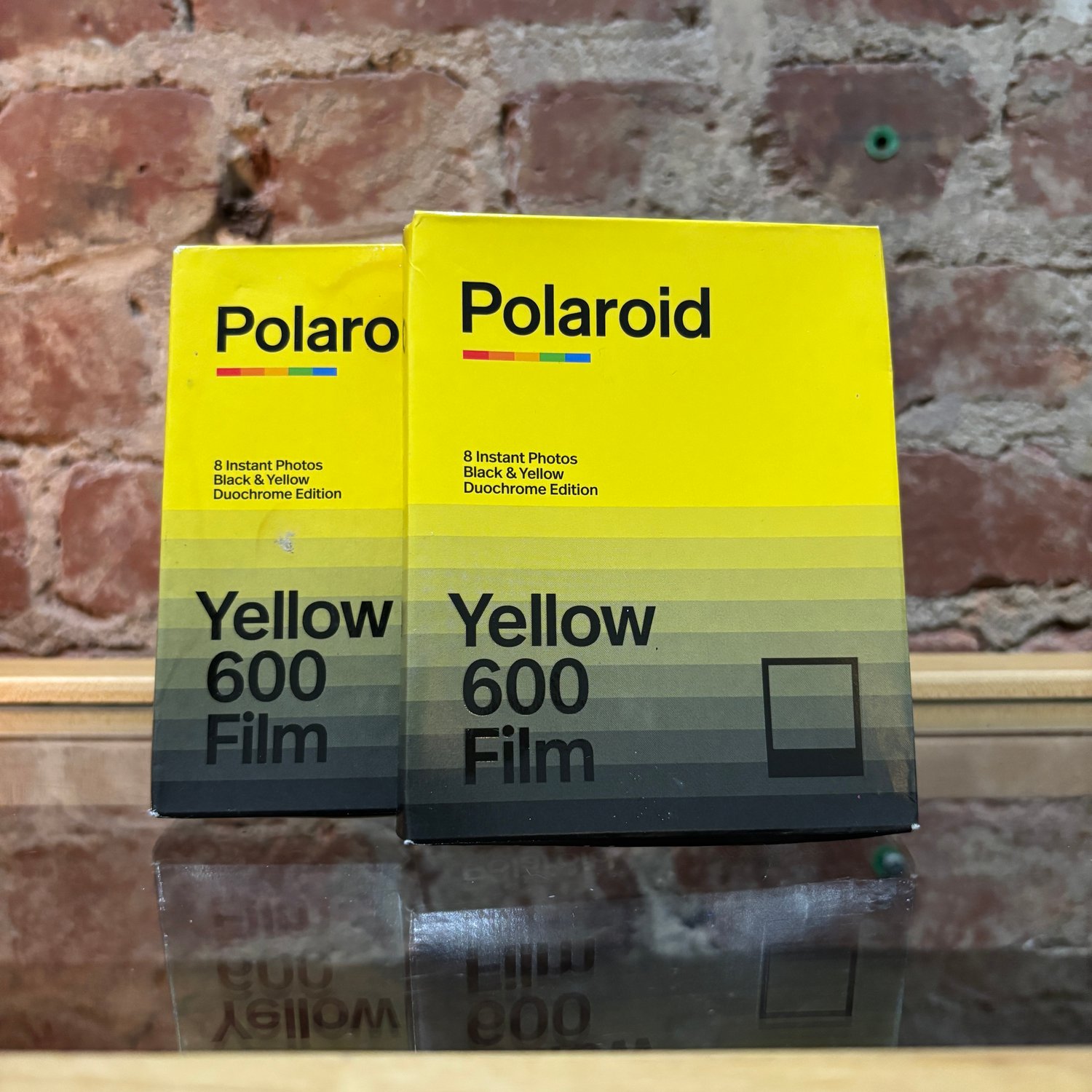 Image of Polaroid 600 Instant Film Duochrome Black and Yellow