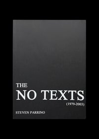 Image 1 of THE NO TEXTS - STEVEN PARRINO